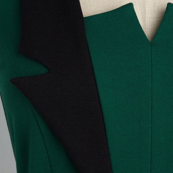 Modcloth Lapel in Love Sheath Dress in Pine NWOT - Picture 2 of 7